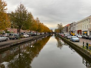 Autumn colours over a canal